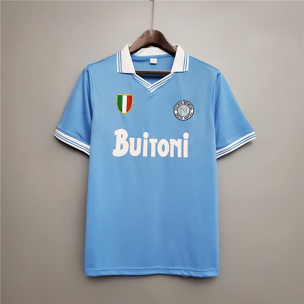AAA Quality Napoli 86/87 Home Soccer Jersey